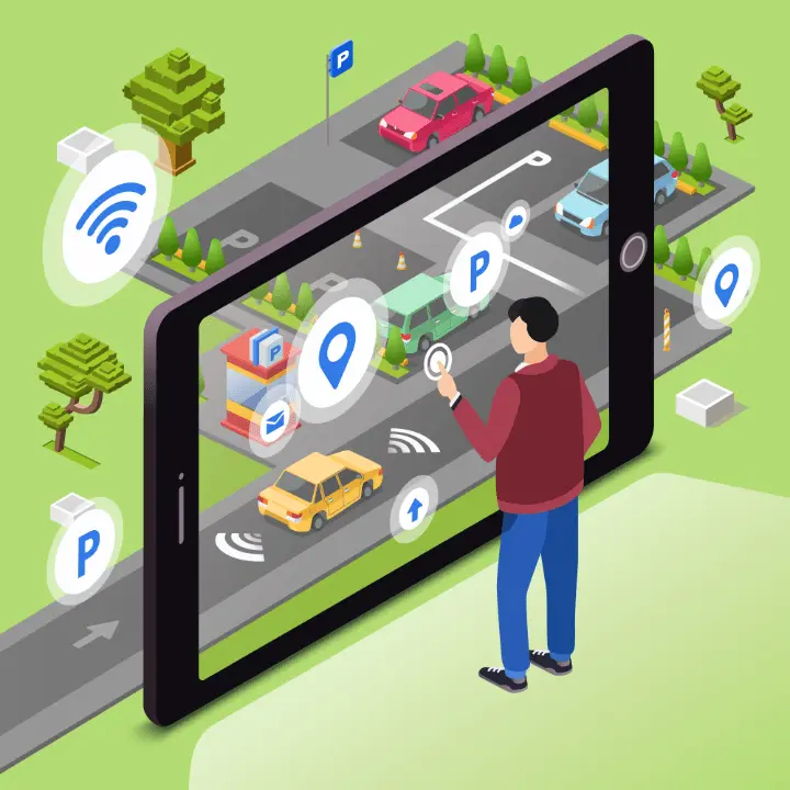 Cloud based car parking system in India by Parkria